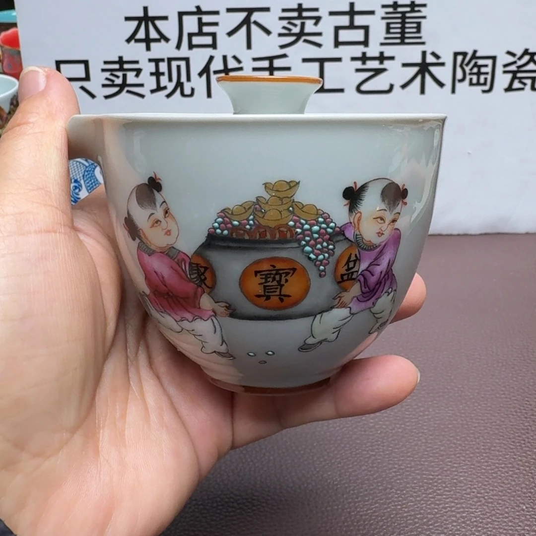 景德镇手工手绘展示