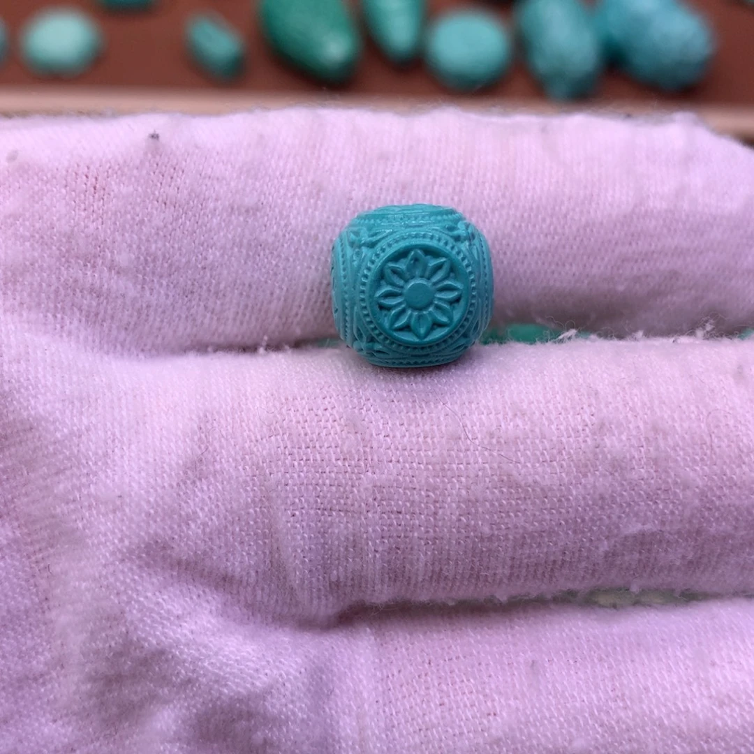 原生态散珠配珠刺骨六方卡11