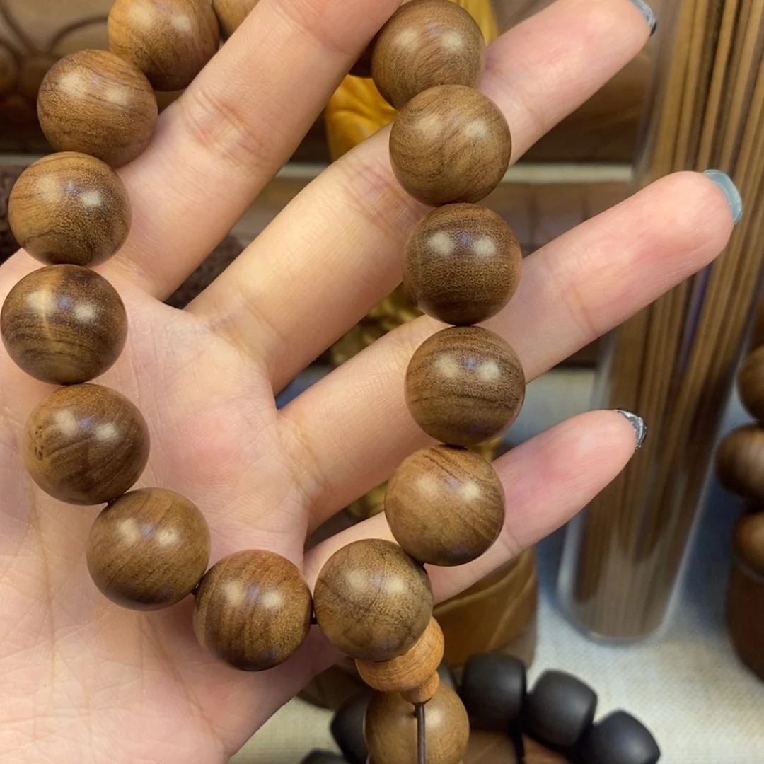 檀香木手串/手链焦糖沉水1.5