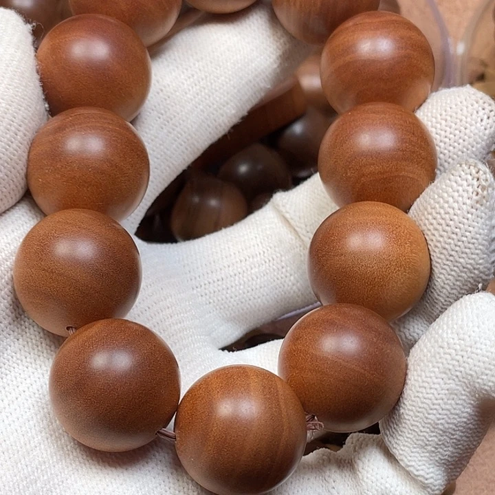 檀香木手串/手链六*20老山檀香虎皮黑肉