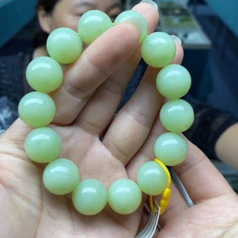 和田玉未镶嵌手链116