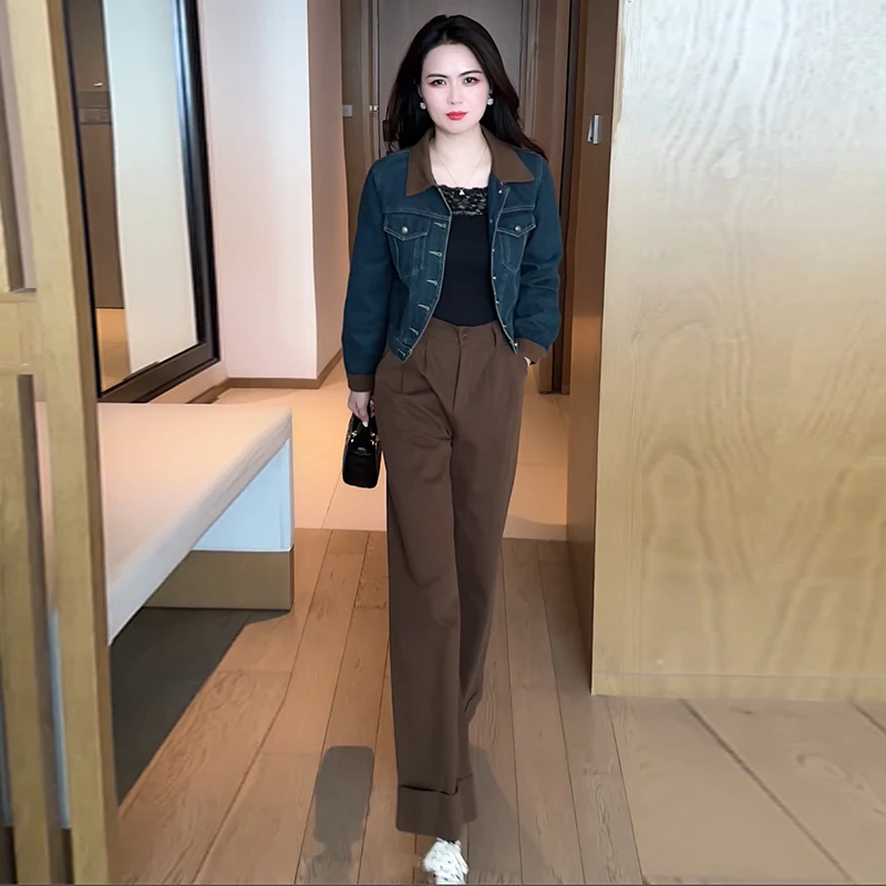 牛仔外套春装2025新款今年流行女装时尚短款小个子洋气质春秋上衣