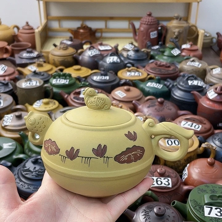 茶壶紫砂胖*嘟紫砂微瑕