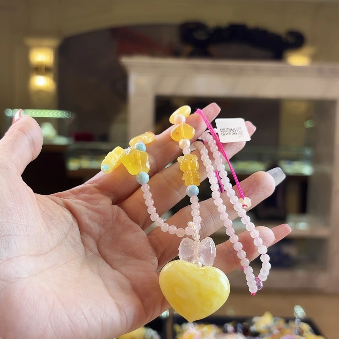 未镶嵌琥珀手链琥珀