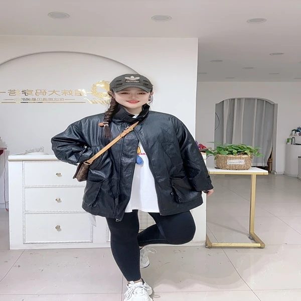 2126时尚洋气欧货皮衣