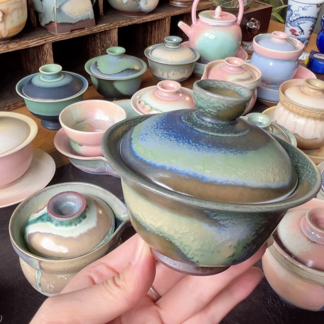 杯青現纯手工柴烧茶器