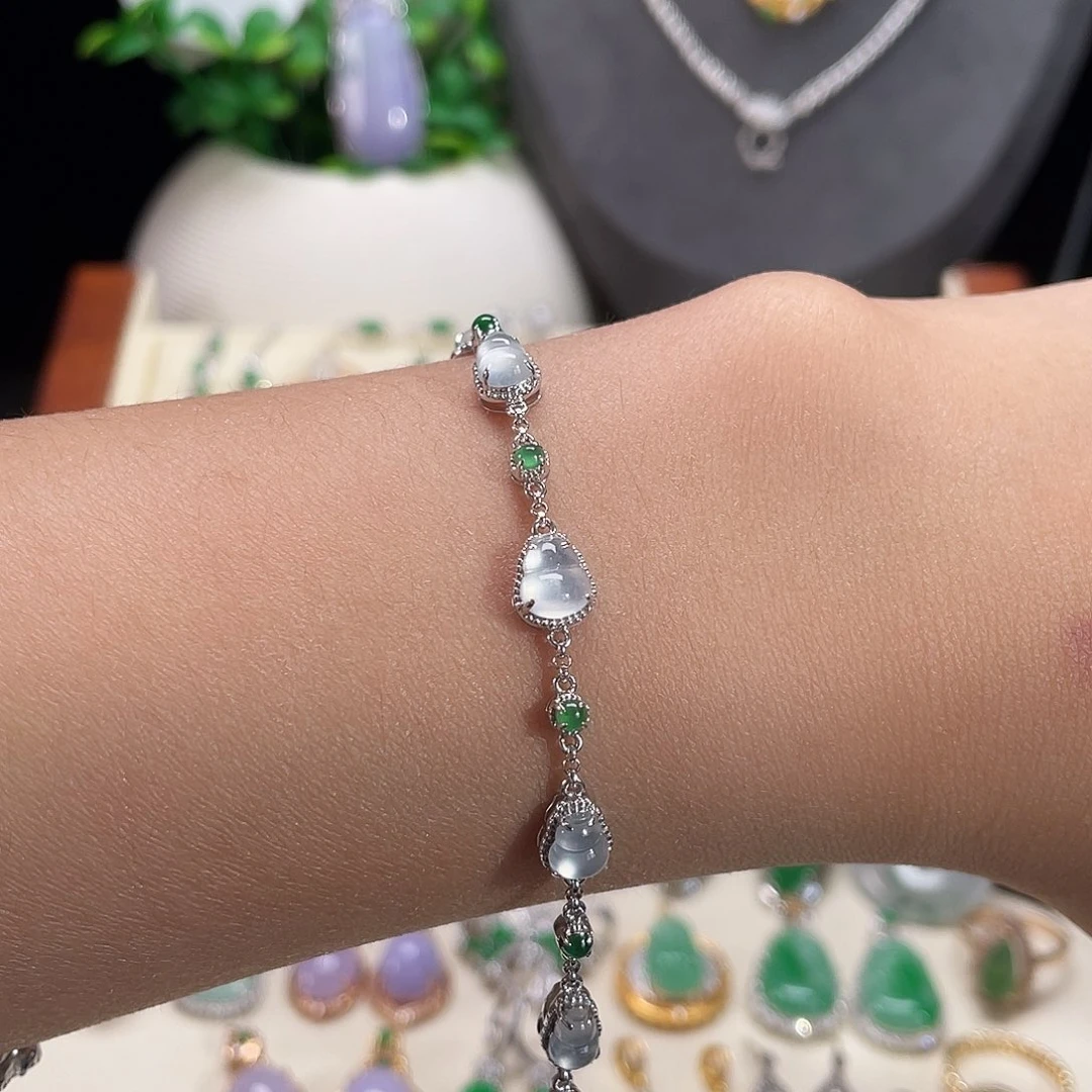 翡翠未镶嵌手链手链