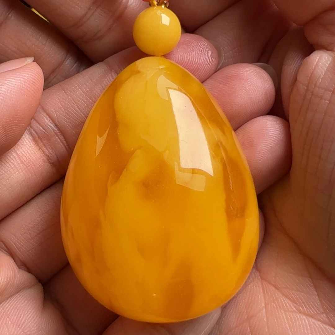 未镶嵌毛衣链蜜蜡无优化