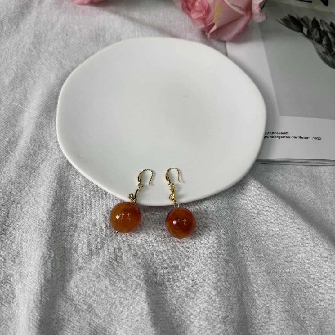 高定珠宝老蜡耳饰ZX988S038