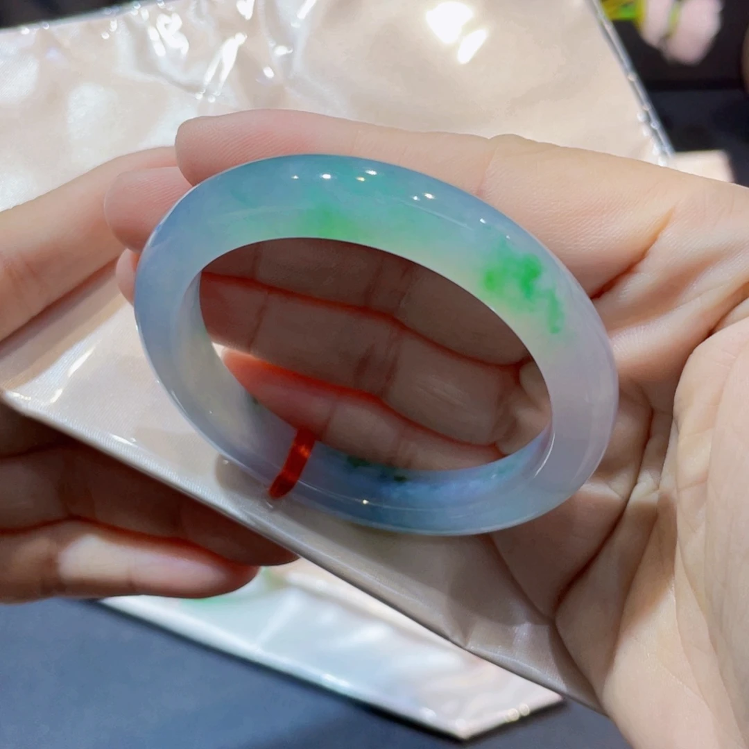 未镶嵌手镯翡翠翡翠手镯53圈