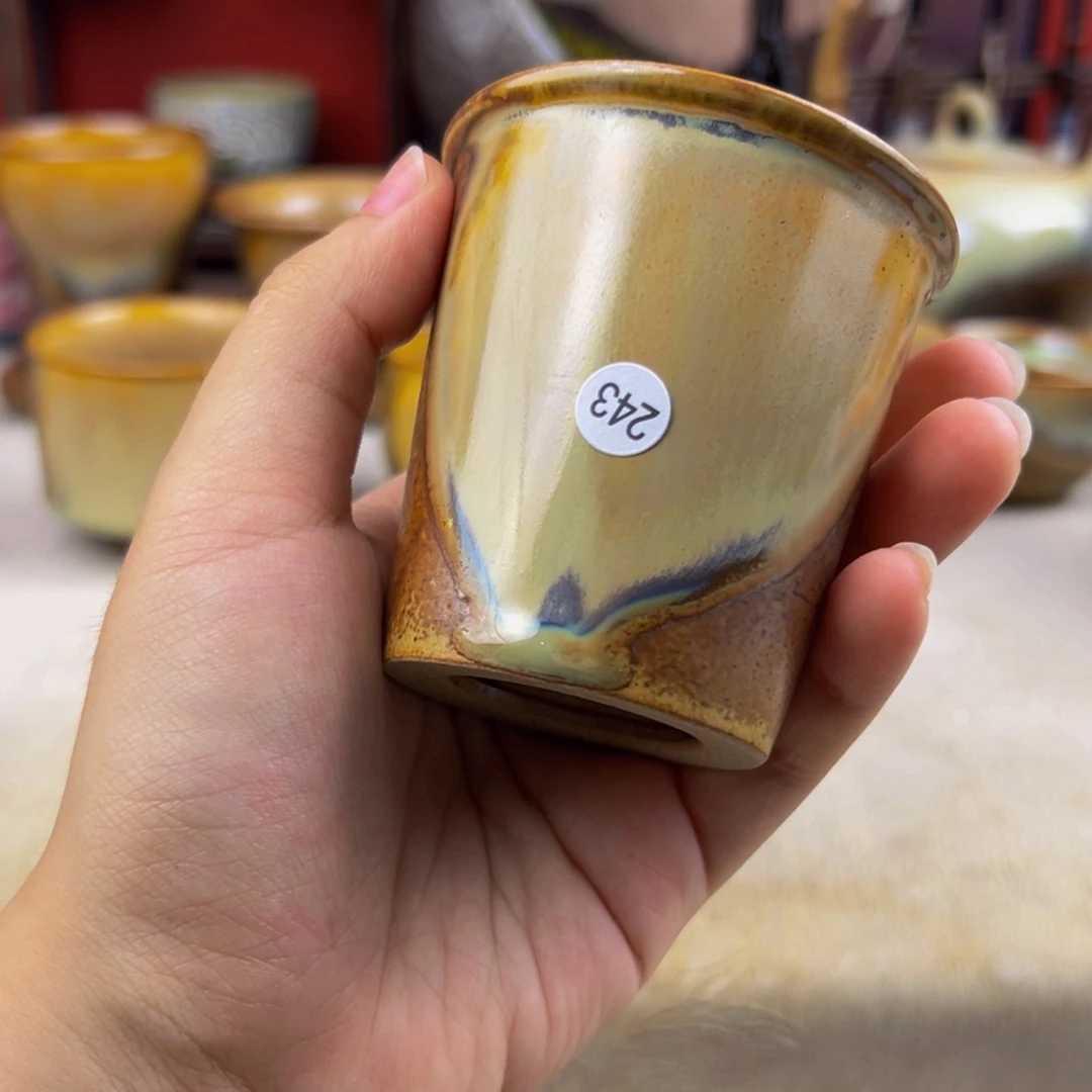 杯纯手工柴烧主人杯