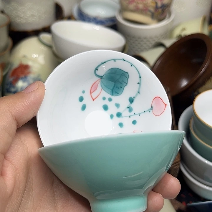 洁***泽4只微瑕茶具茶具茶具