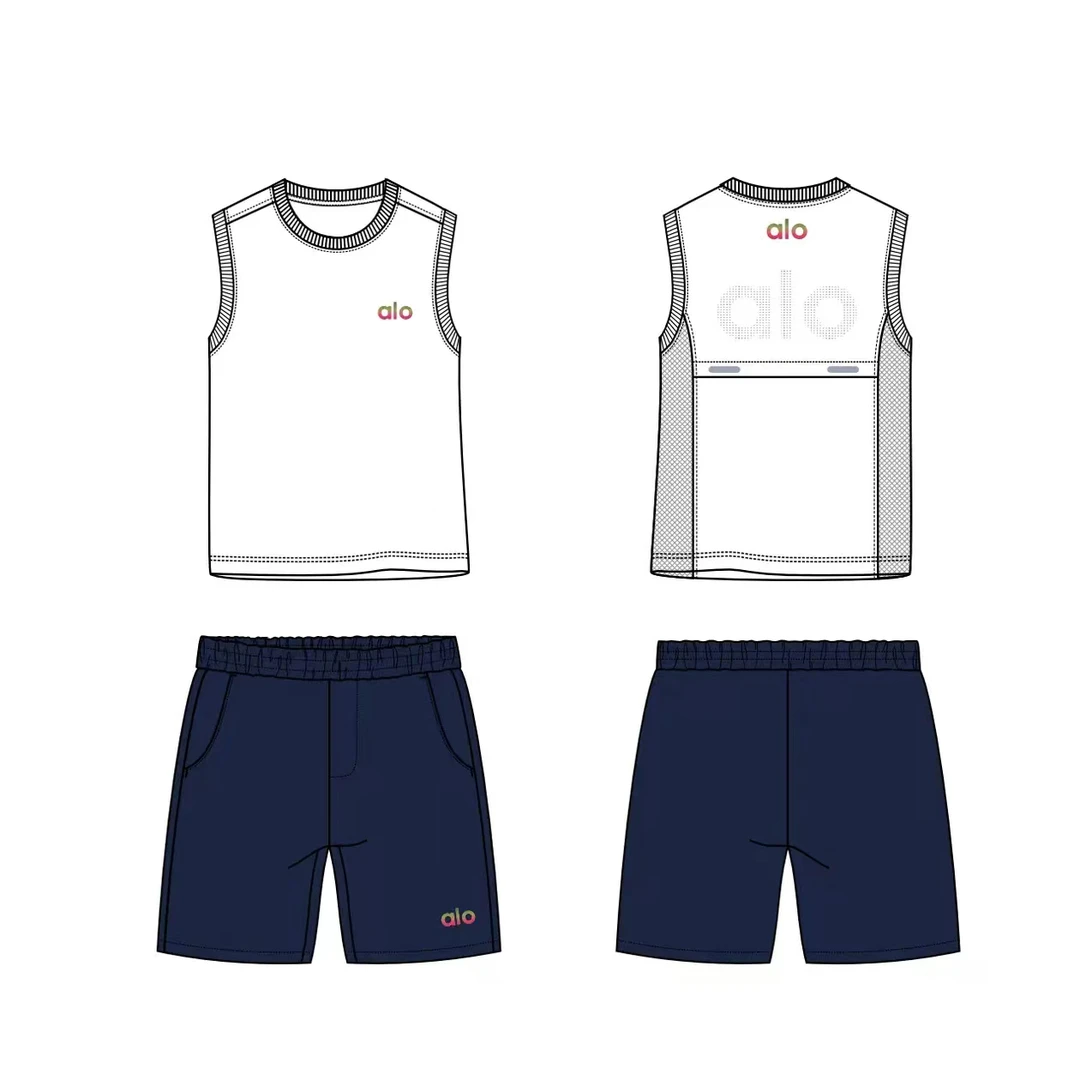 【冰丝速干】儿童夏季中性运动时尚圆领套装休闲户外宽松两件套