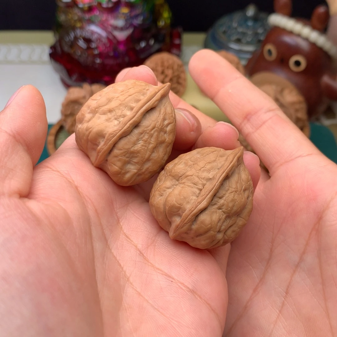 饭***君文玩核桃把件核桃