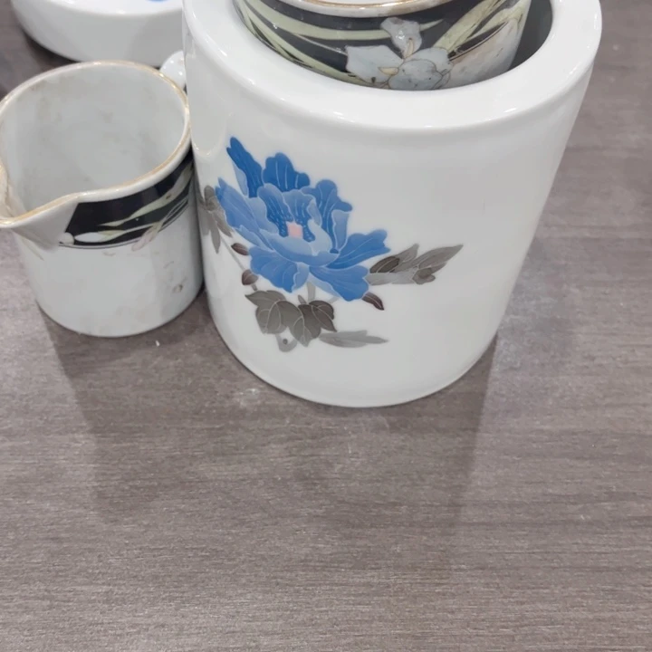 壶海*双釉下五彩的瓷器和瓷器