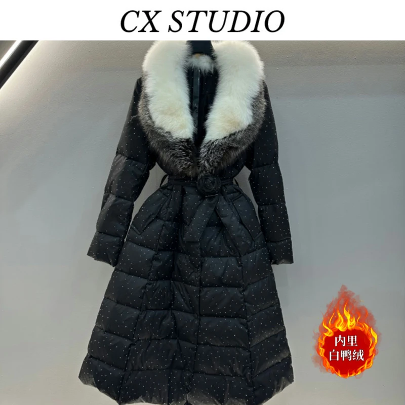 YC编码44 经典收腰轻奢时尚冬季羽绒服（定制女装）TG449