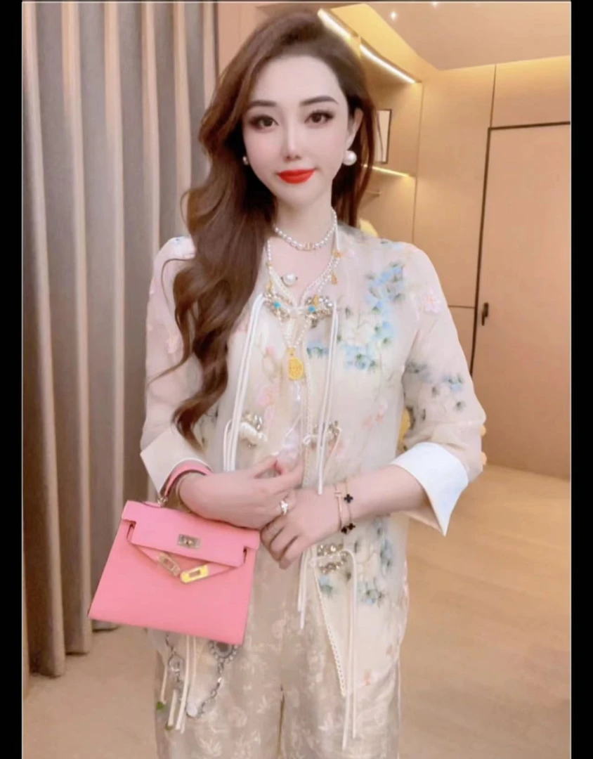 【锦绣梦境】重工钉珠刺绣新中式国风气质时尚复古上衣女外套W09