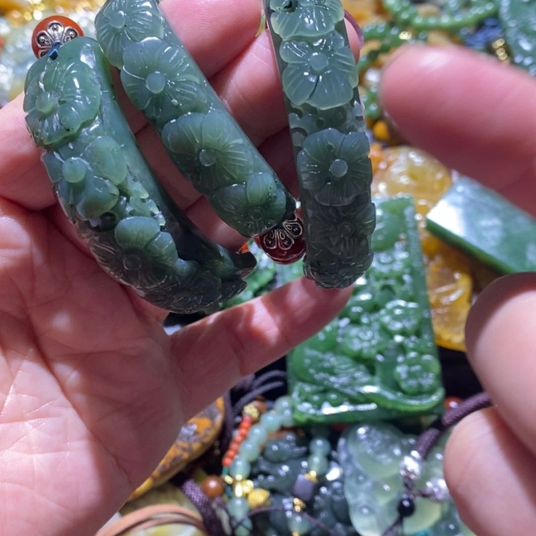 【闪购商品】岫玉毛衣链未镶嵌