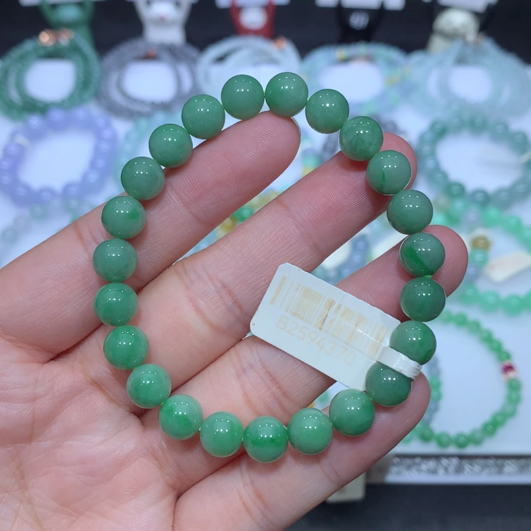 翡翠未镶嵌手串天然