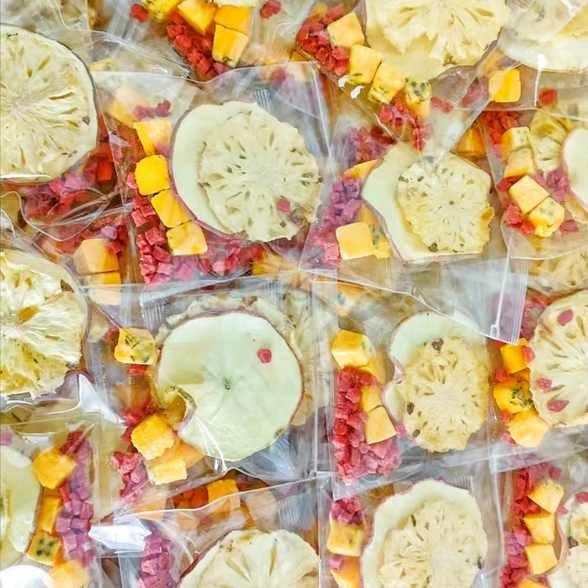 甄选优质菠萝苹果冻干果茶夏季清爽冷泡茶青桔柠檬百香果独立包装