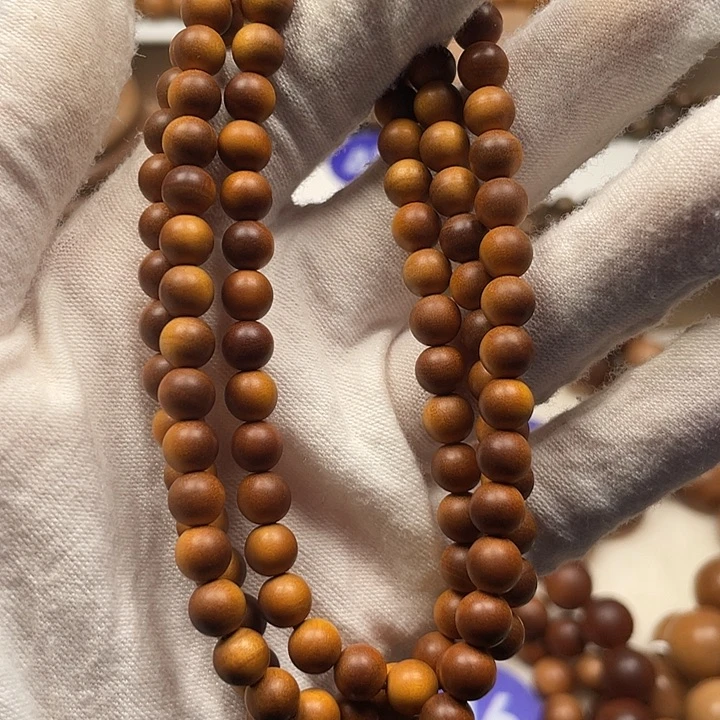 檀香木手串/手链老山檀香108/06供奉老料