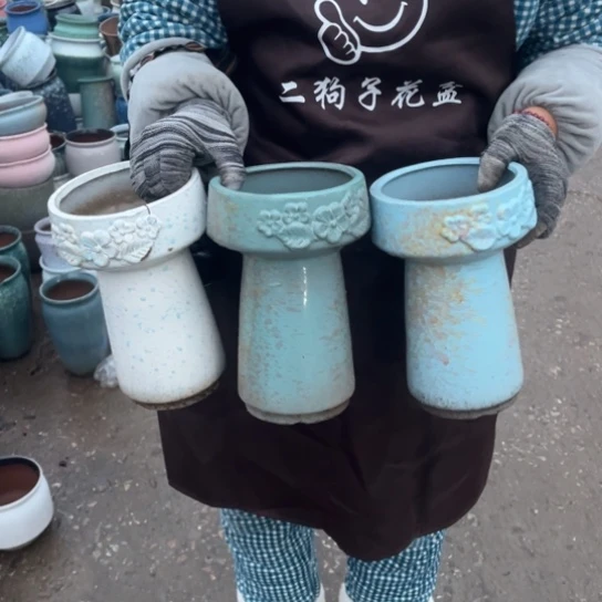 红陶口13高23瑕疵