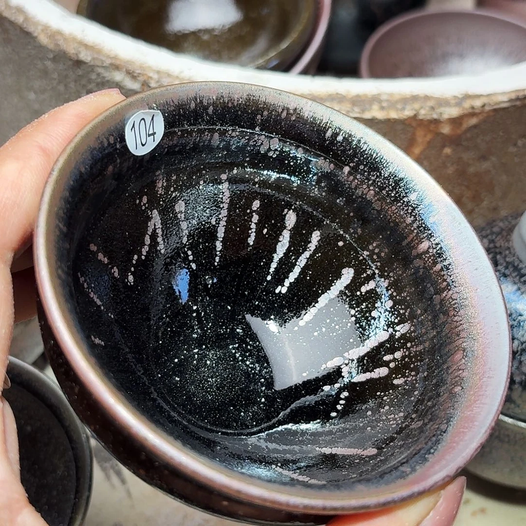 茶盏义兴龙窑建盏104微瑕
