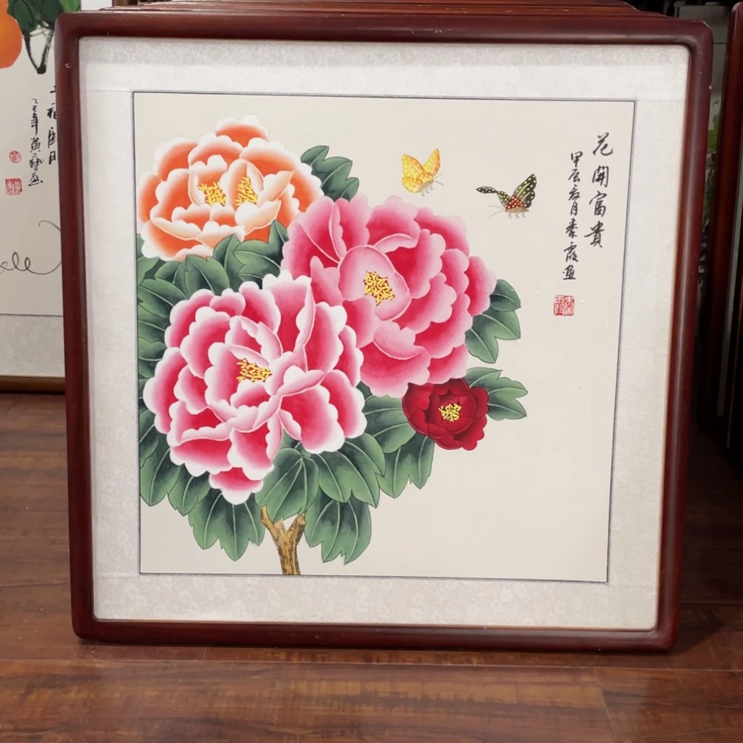 国画带框尺寸63*63厘米