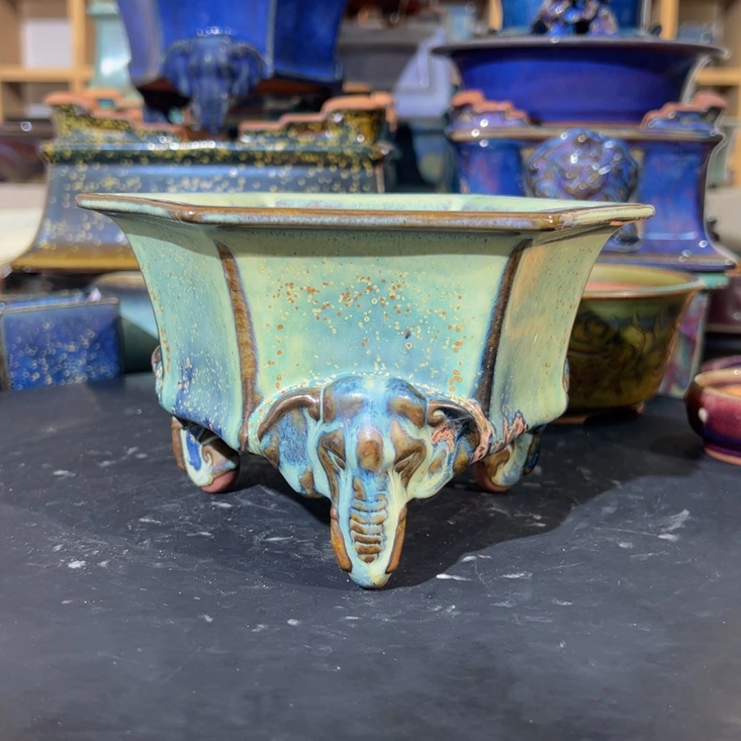 瓷片枫觉象钧创……微瑕