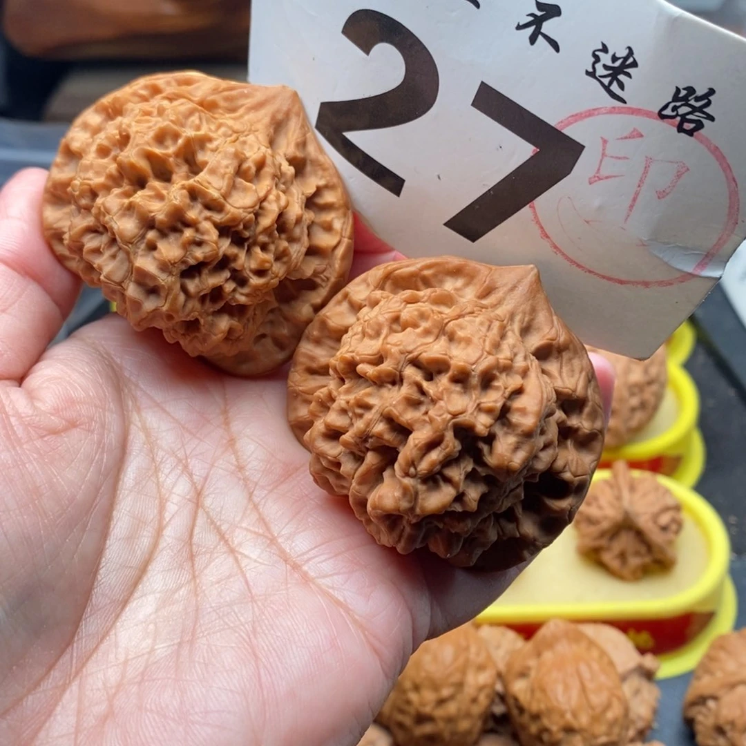 把件文玩核桃52官帽