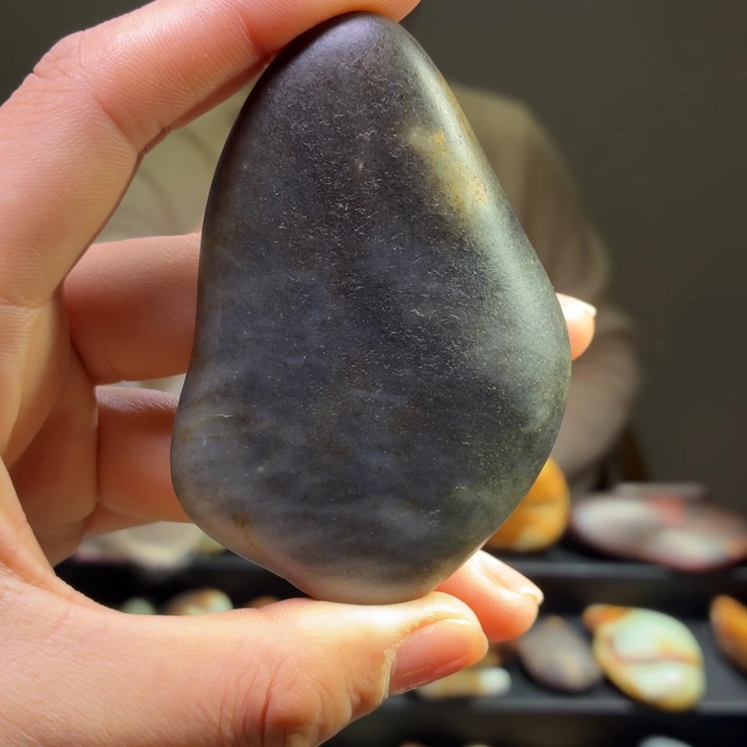 和田玉未镶嵌挂件132g