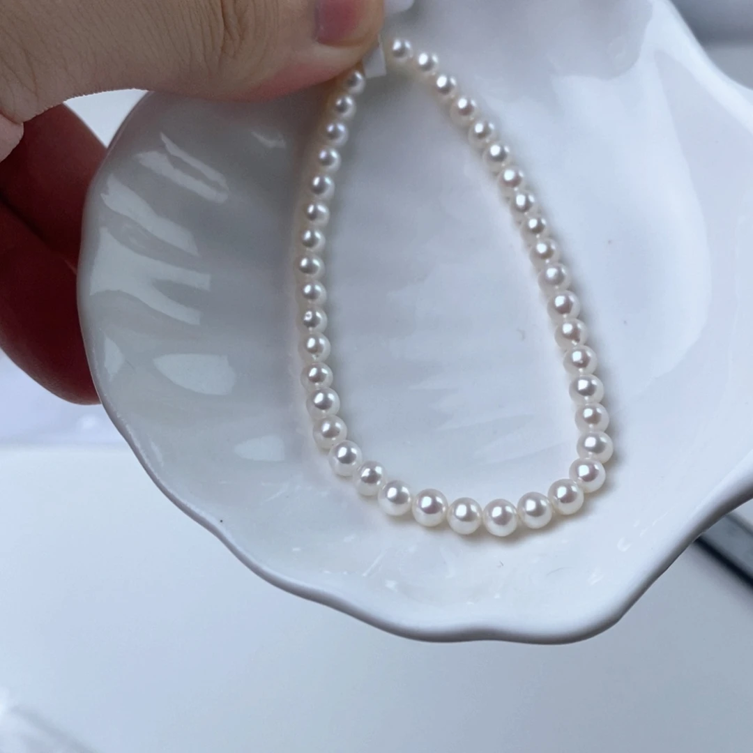 L***i项链银S925镶嵌淡水珍珠102159