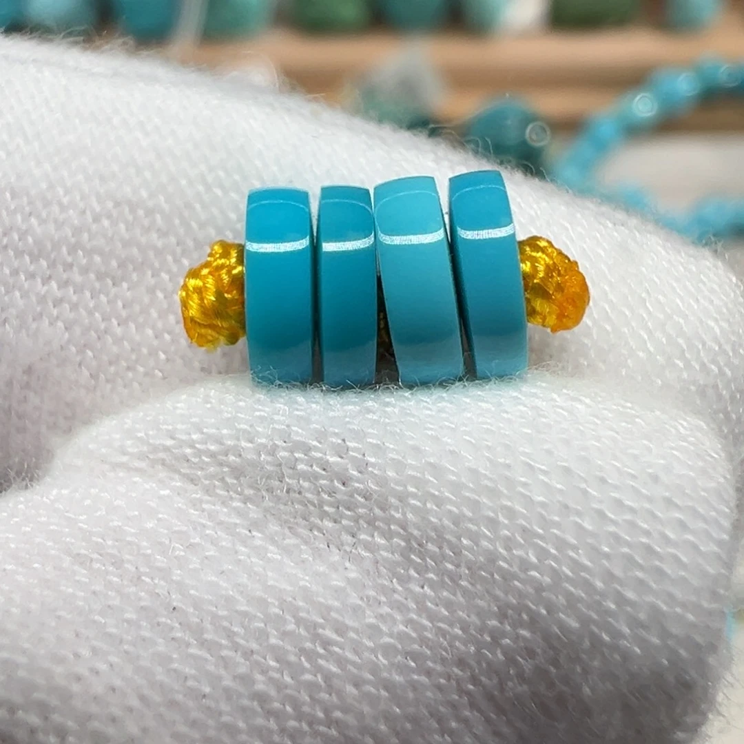 绿松石未镶嵌配饰直径6×1.7