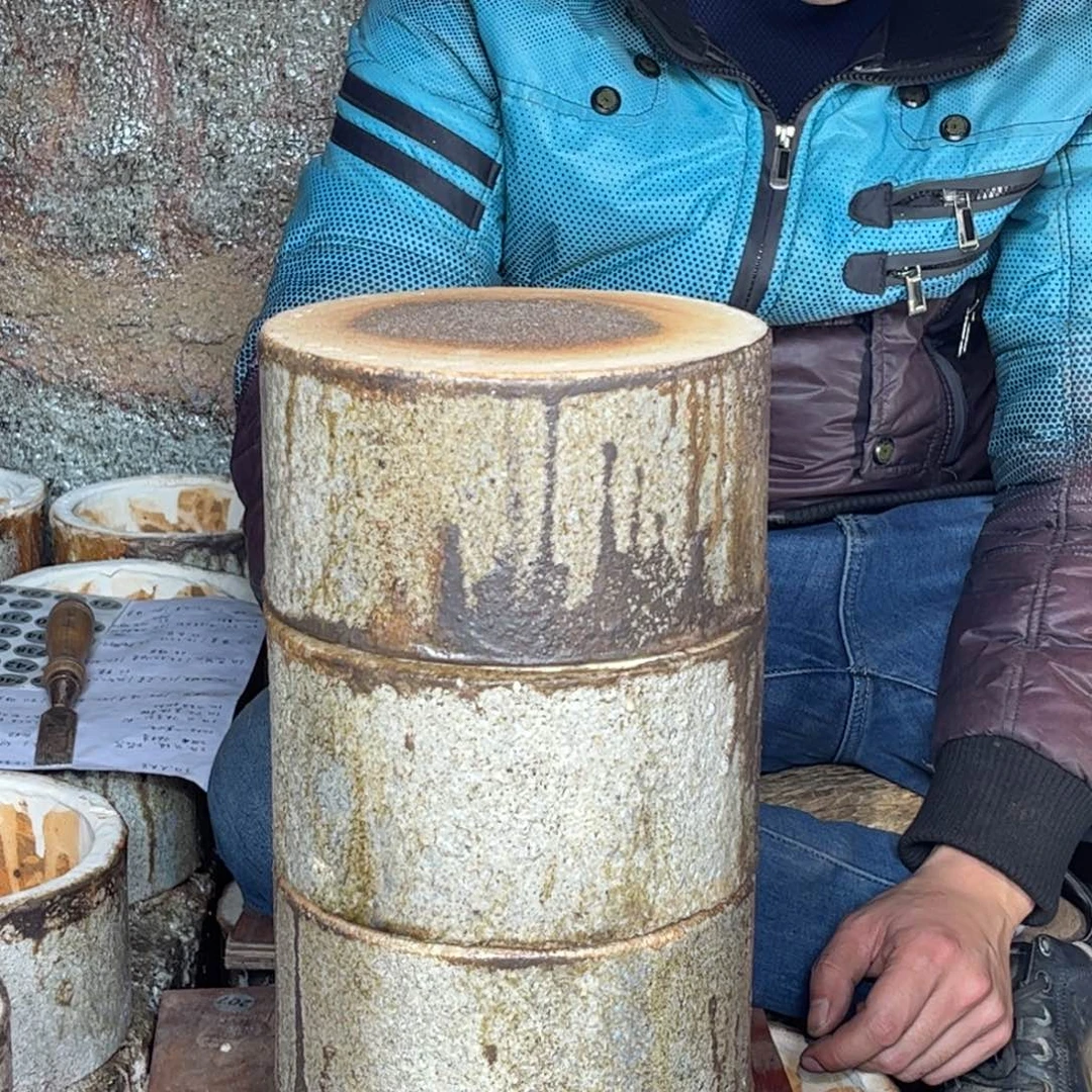 茶盏俺**发和远柴烧主人杯