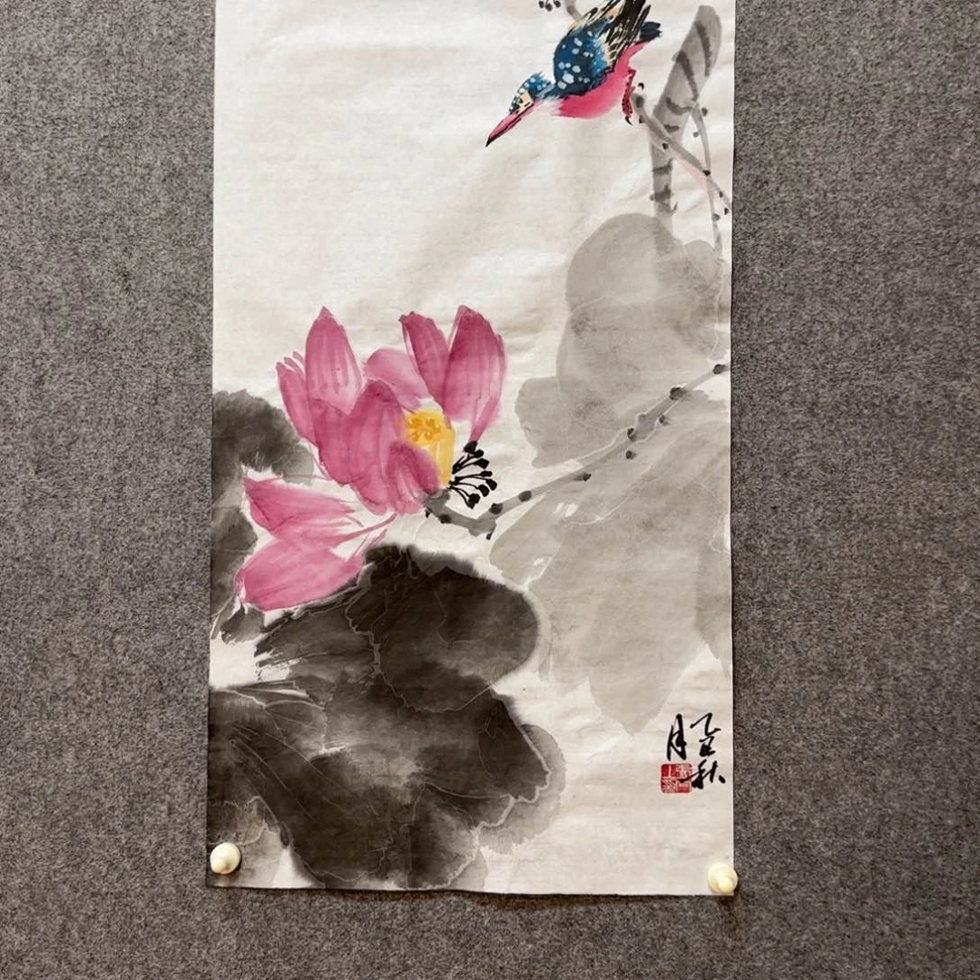 国画向上老师手绘作品