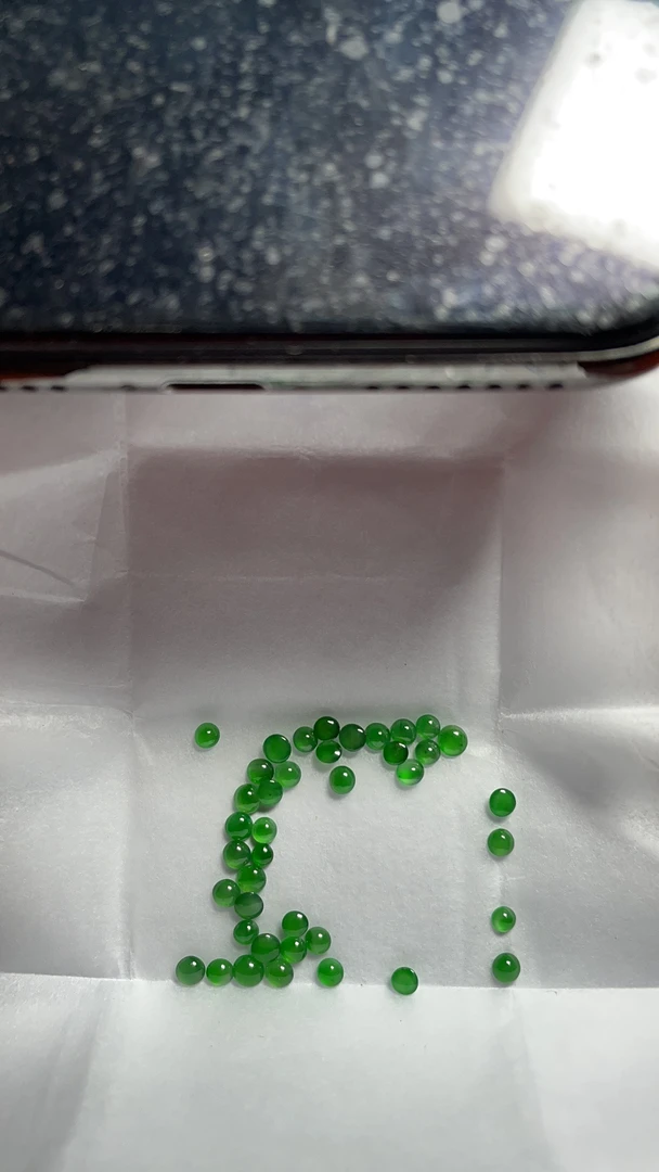 缅甸翡翠小戒面多样性发货拍一发一