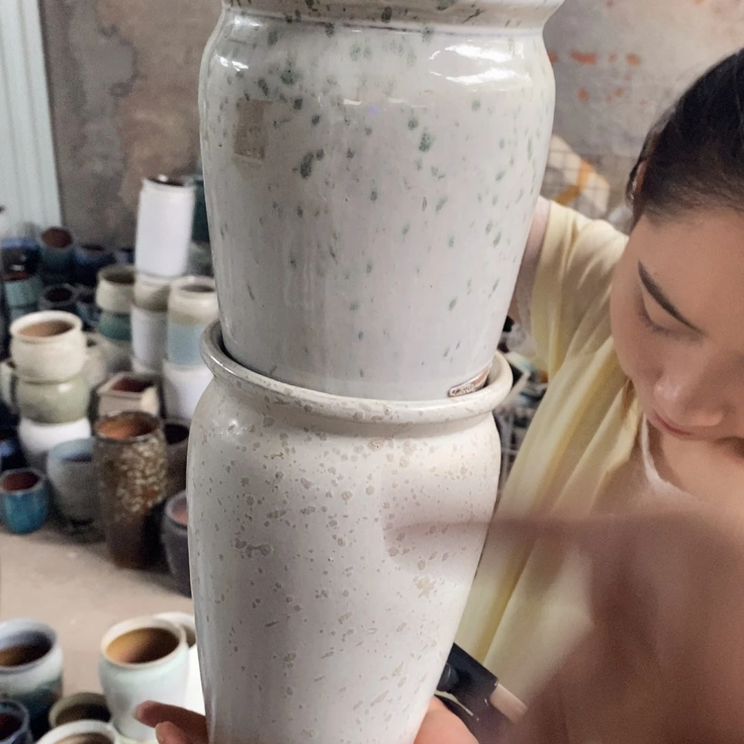 紫砂花盆瑕疵13/20，ghzhz