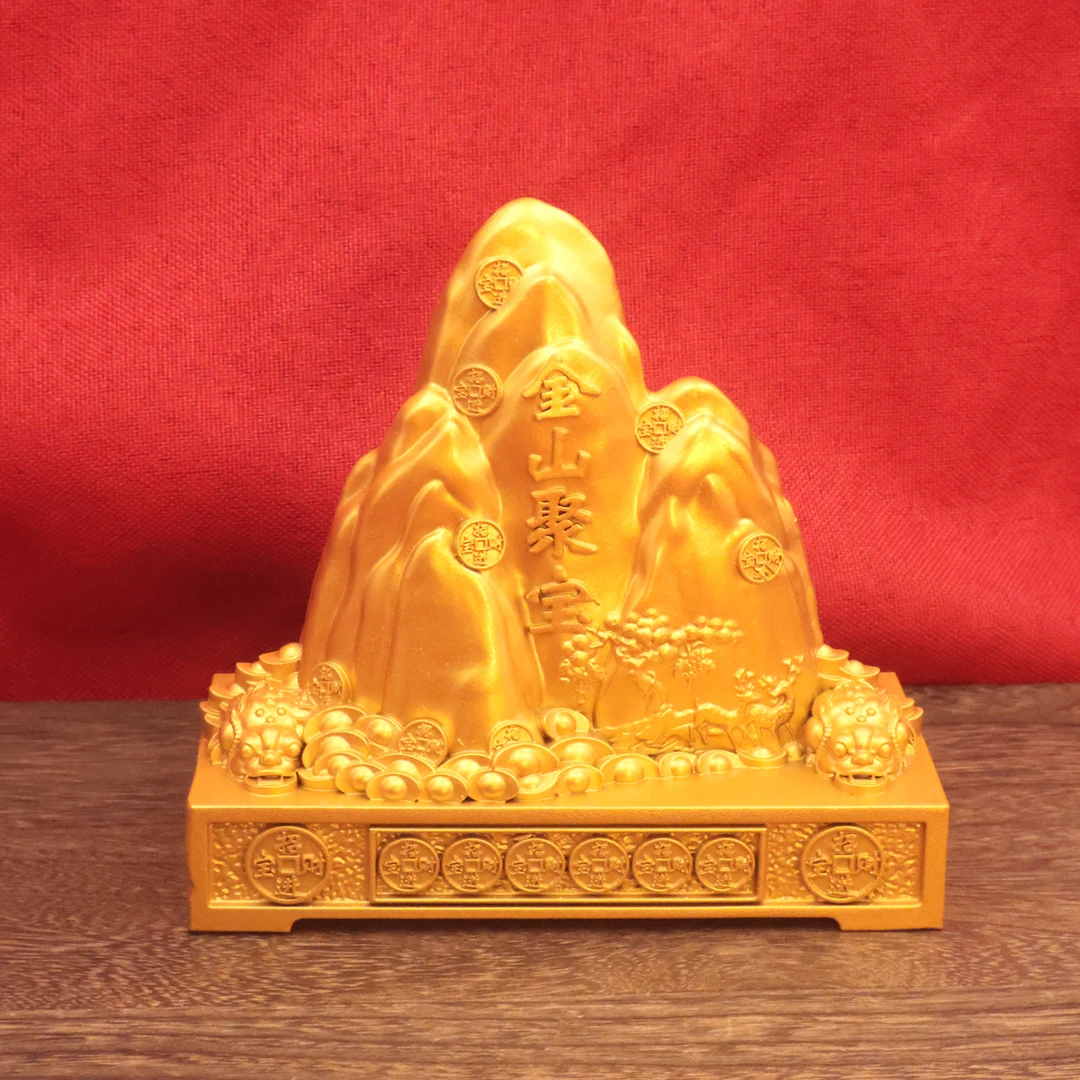 文德金山聚宝工艺品车载摆件