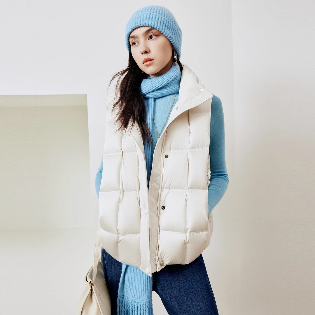 【王雪糕专属】firststation龟背廓形御寒防风马甲外套女Y020A