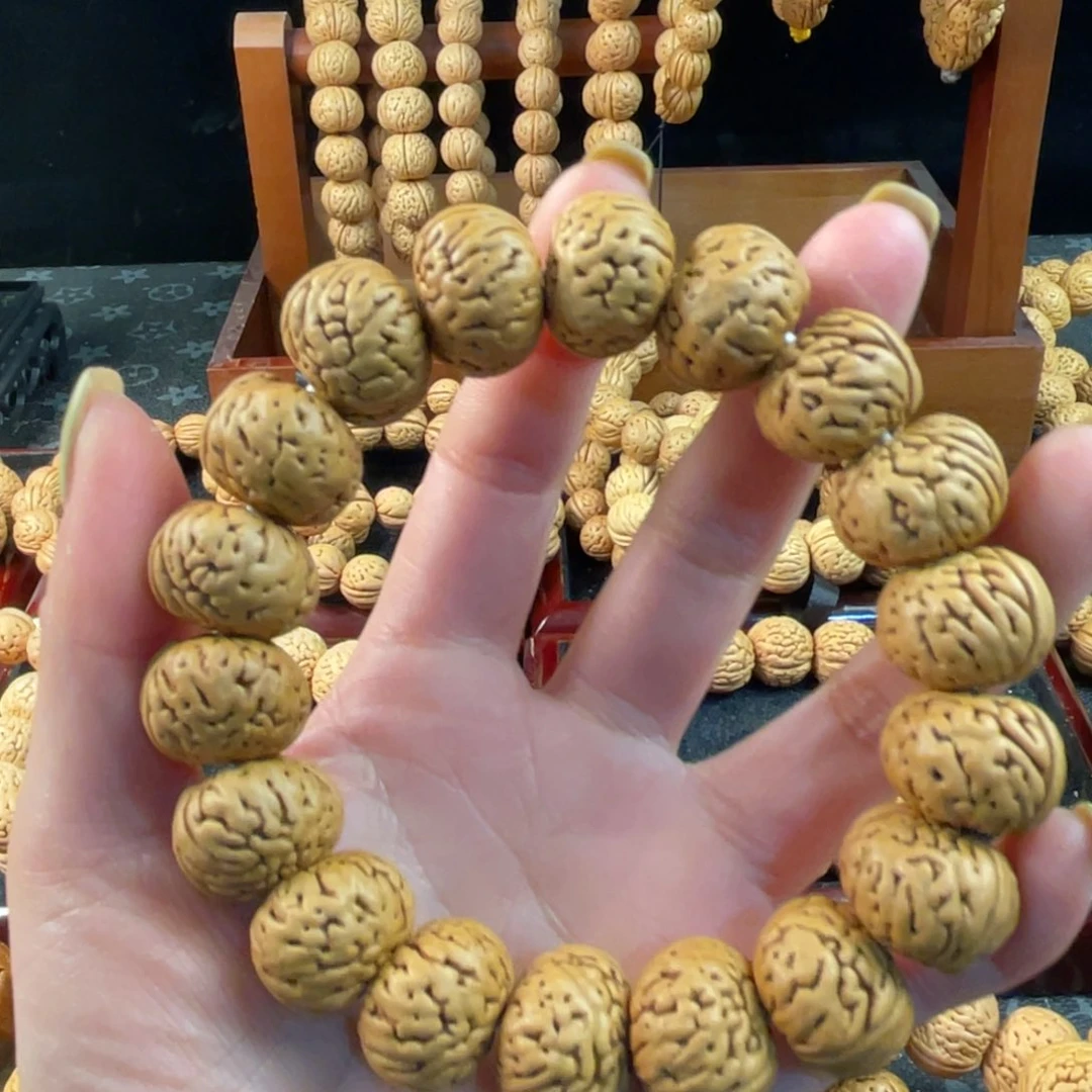 桃核手串盘*盘树王纽扣