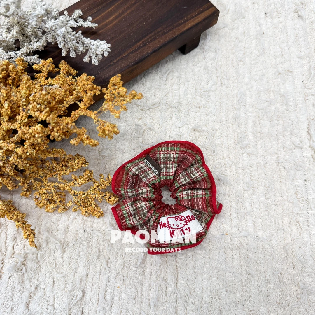 「KT大肠发圈」简约韩版头饰可爱时尚儿童网红发饰气质秋冬少女彩色