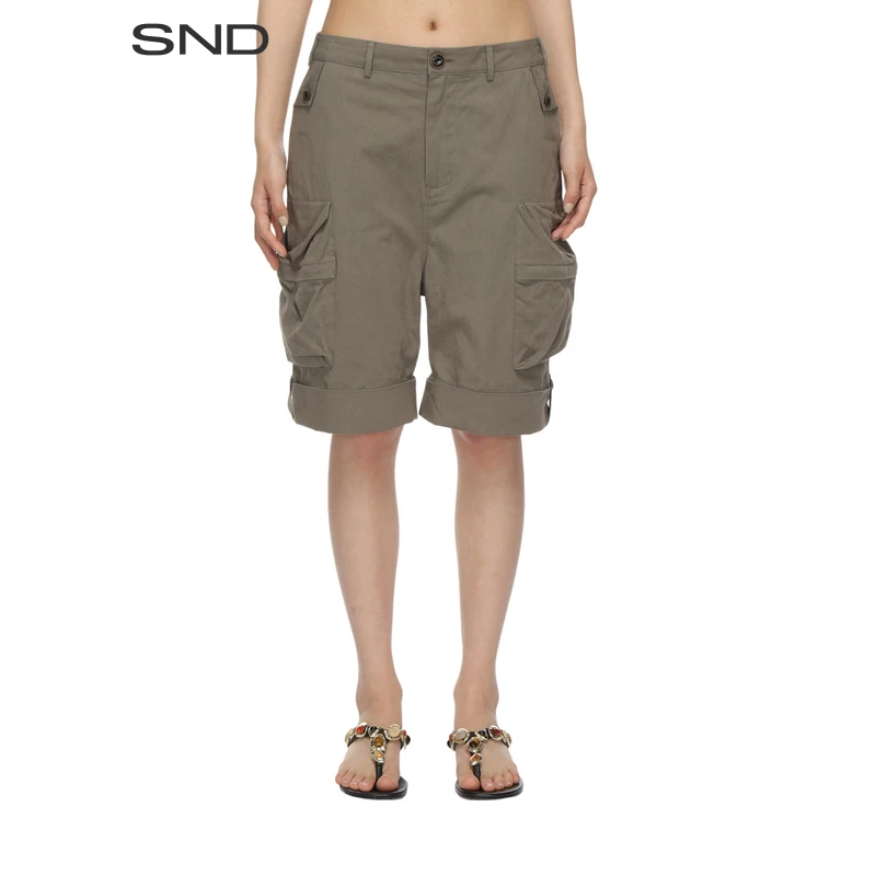 【SNDCOTEMP 设计师品牌】SND SS25 口袋工装短裤