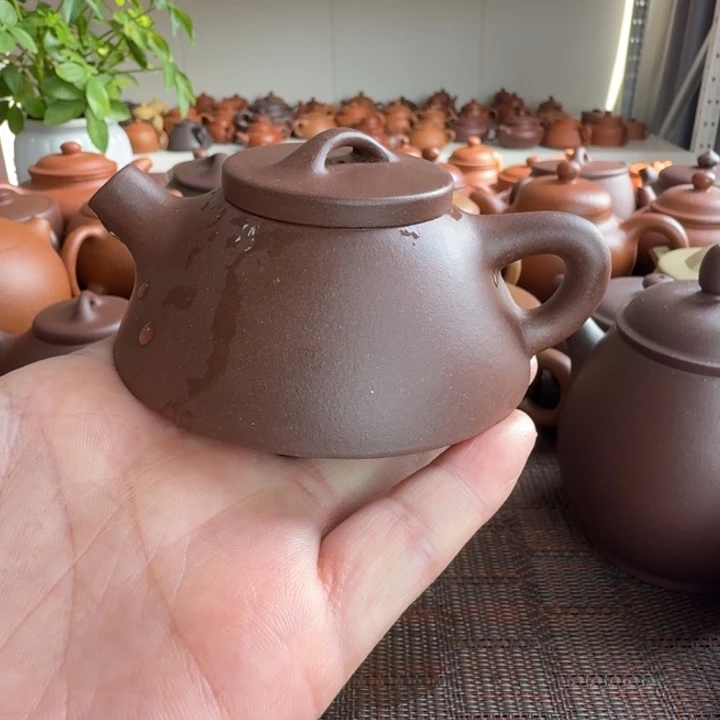 茶杯紫砂底槽清子冶100cc
