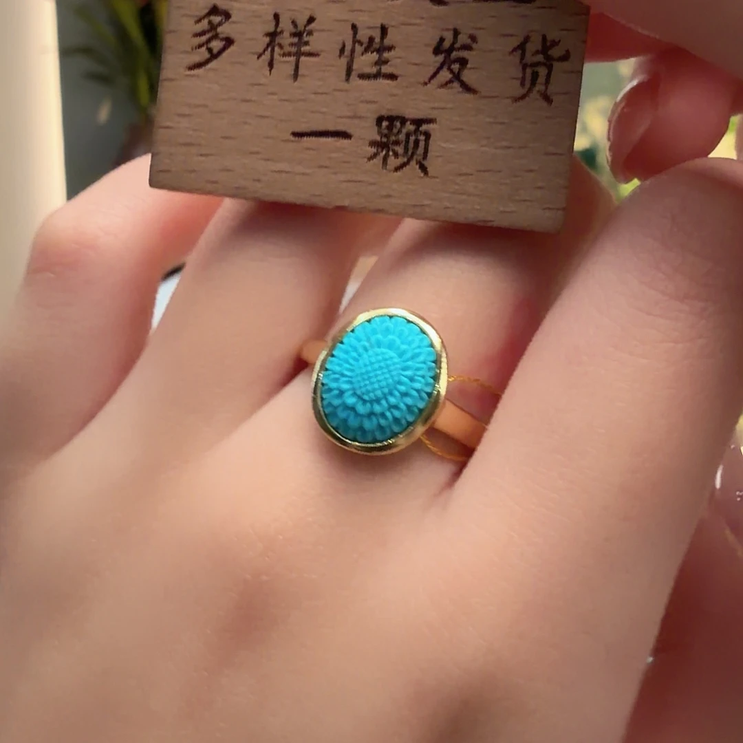 绿松石银S925镶嵌颈饰