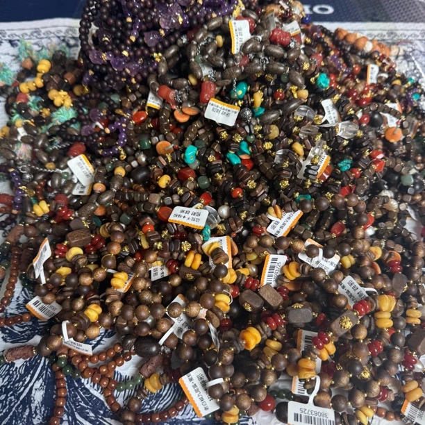 A657-檀木手串单圈款式不挑多样性发一