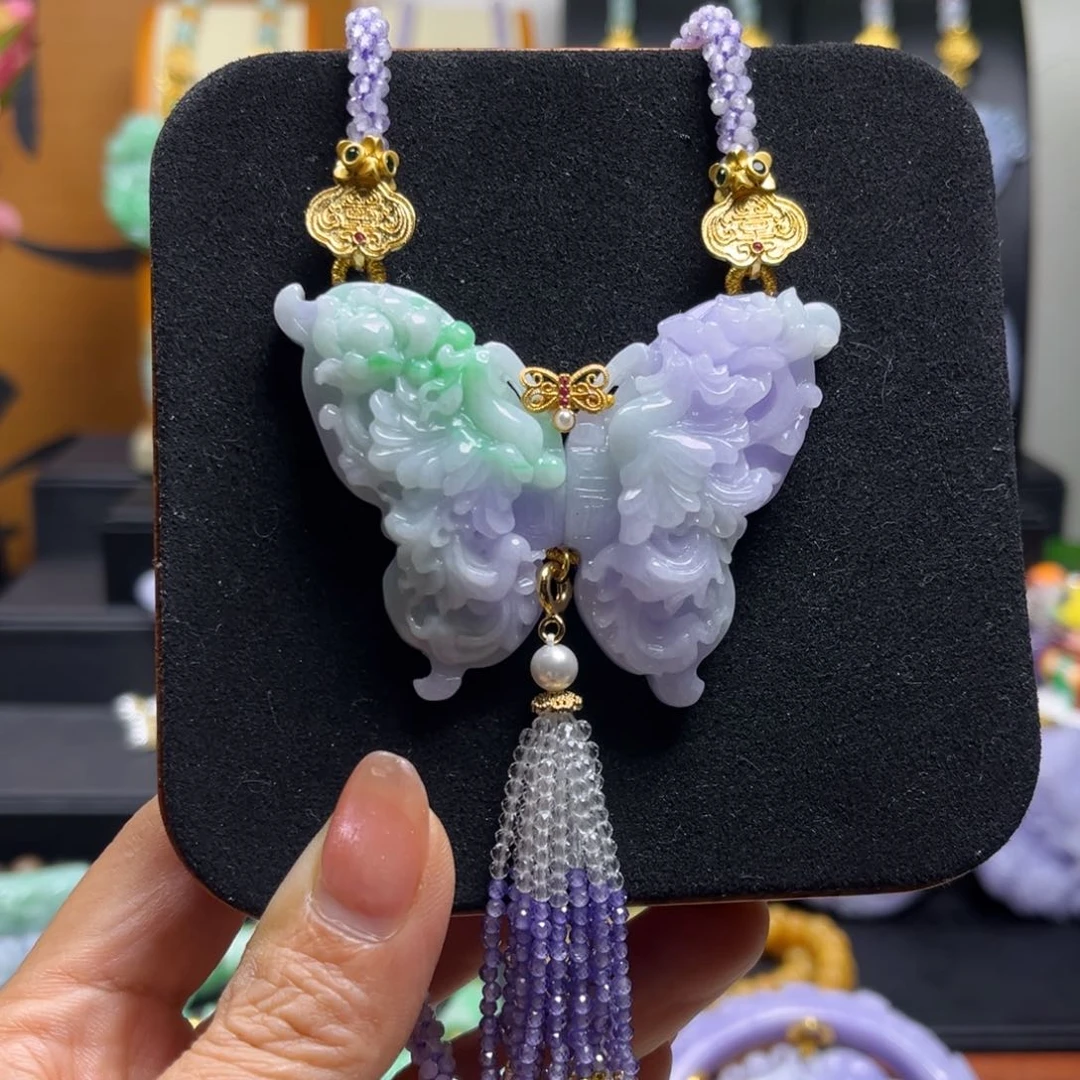 翡翠未镶嵌颈饰天然翡翠