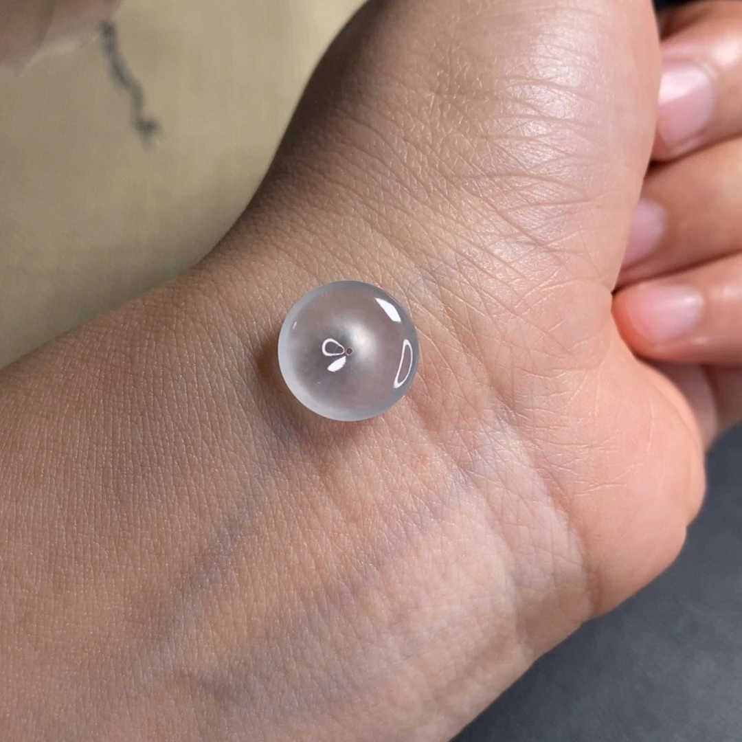 翡翠未镶嵌颈饰扣子卡12.7-3.5