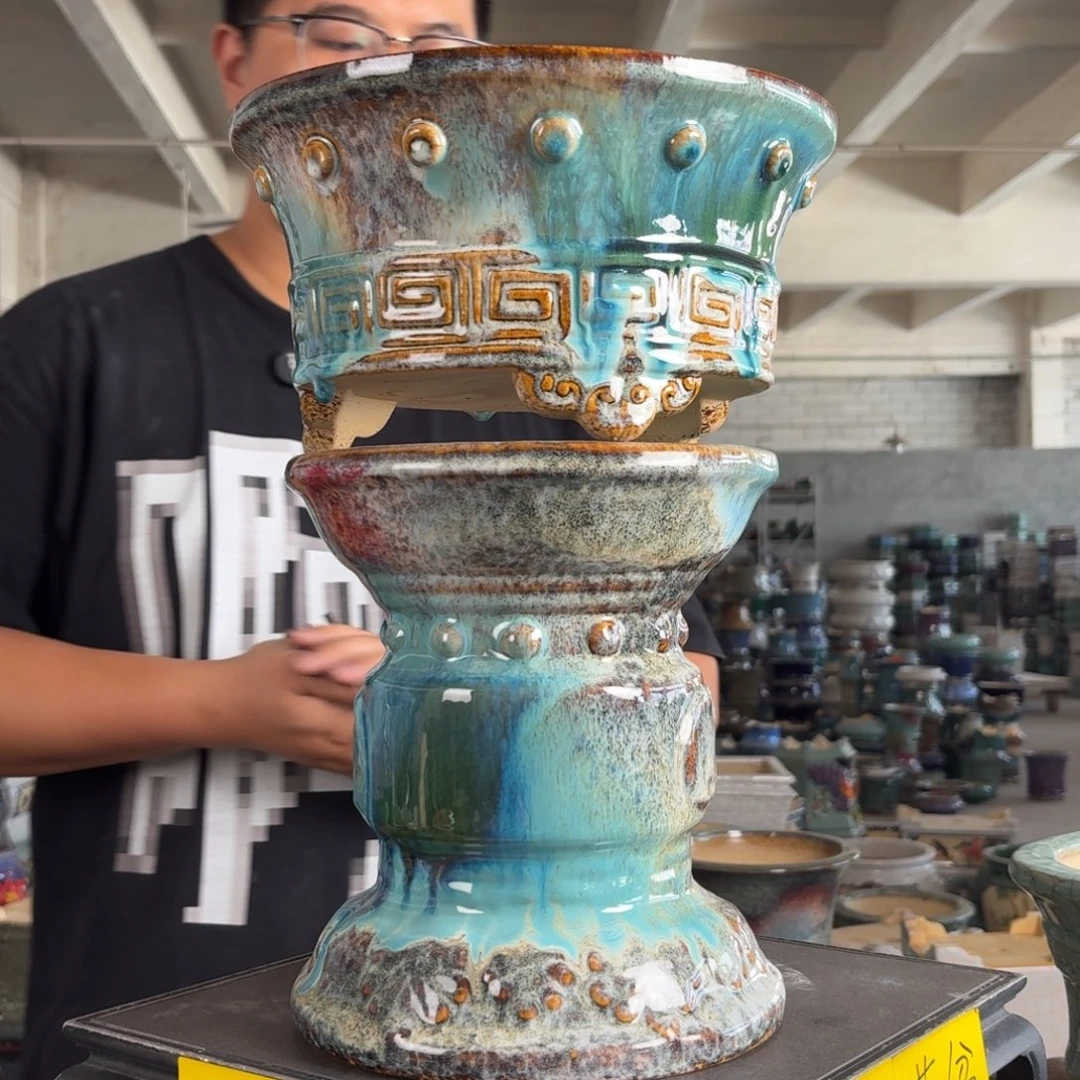 。一风堂石湾花盆 内21*10