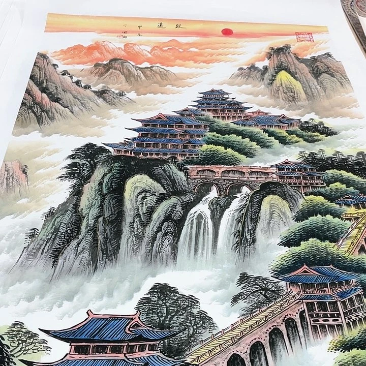 国画书画描金拓染金石传拓手写