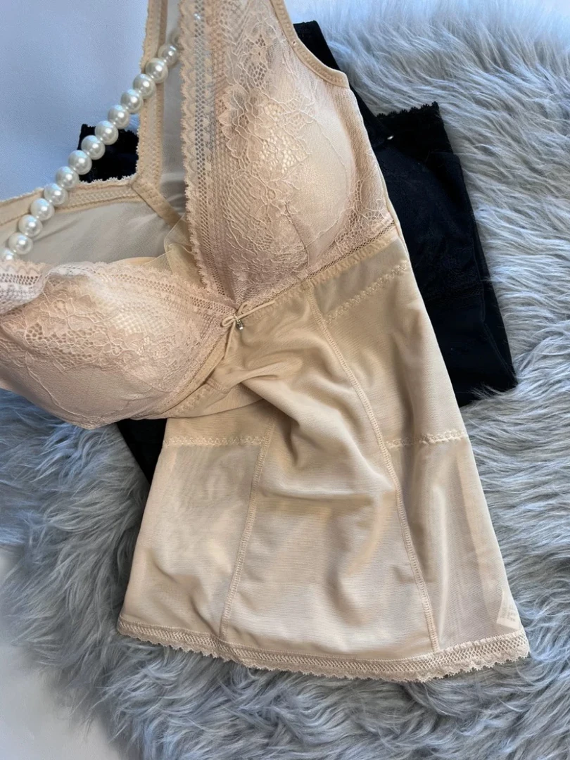 韩版紧身强压力收腹塑身衣无钢圈聚拢收副乳产后美体四季文胸背心